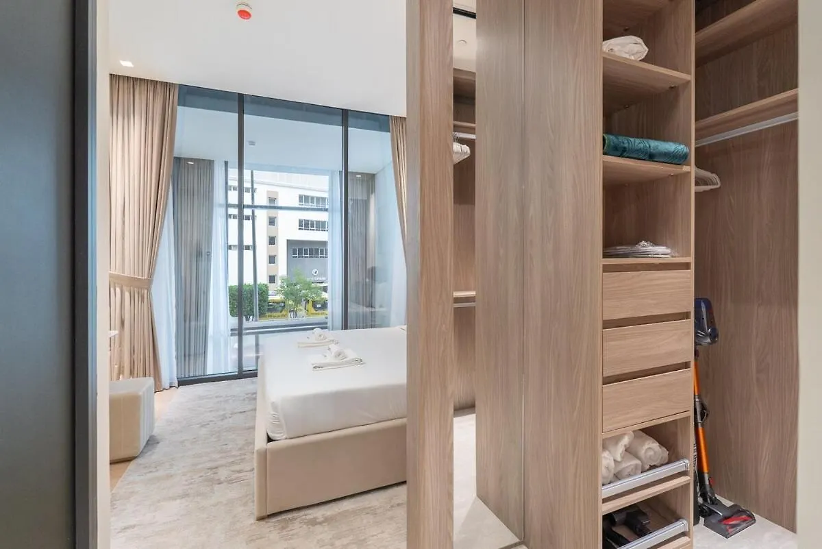 Apartment Elegant 1Bhk By Czechin Luxe Stay With Pool And Gym Dubai