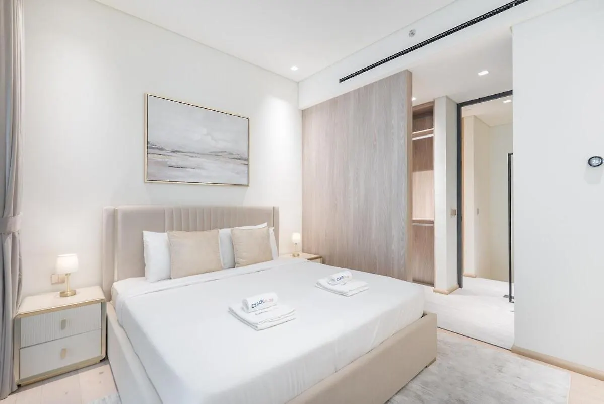 Elegant 1Bhk By Czechin Luxe Stay With Pool And Gym Dubai United Arab Emirates