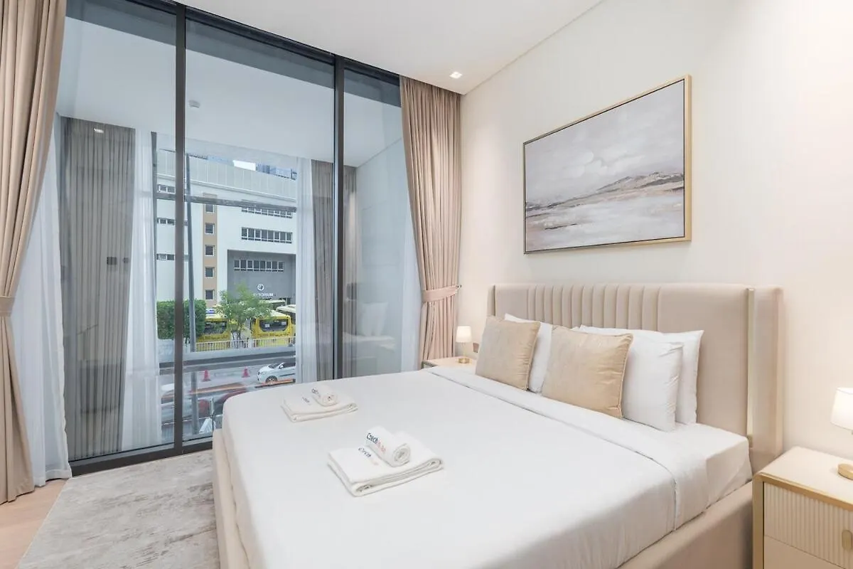 Elegant 1Bhk By Czechin Luxe Stay With Pool And Gym Dubai
